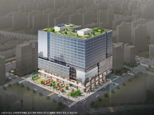 현대 테라타워 광명 조감도.   현대엔지니어링 제공